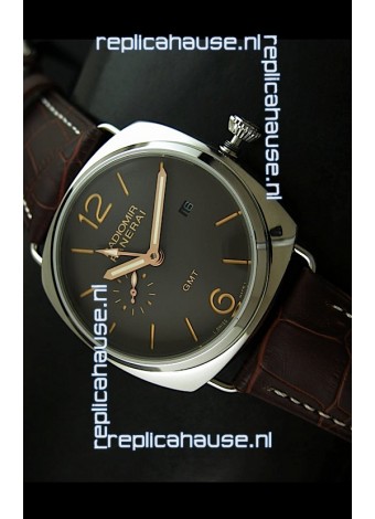 Panerai Radiomir GMT Japanese Replica Watch in Off Black Dial