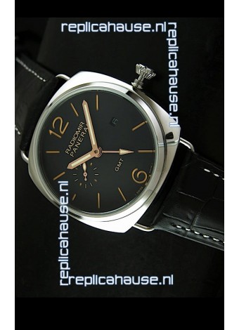 Panerai Radiomir GMT Japanese Replica Watch in Black Dial