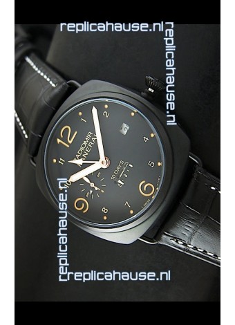 Panerai Radiomir PAM497 10 Days Japanese Replica Watch in PVD Case