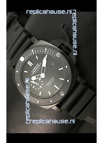 Panerai Luminor Submersible PAM389 Japanese Replica Watch FULL PVD