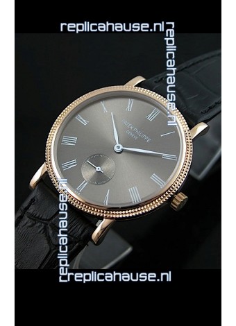 Patek Philippe Calatrava Japanese Mens Watch in Grey Dial