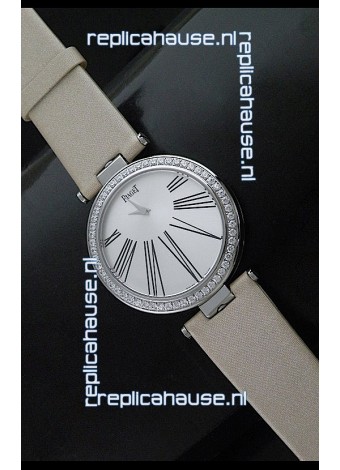 Piaget Altiplano Duo Dual Swiss Ladies Watch with Diamonds Bezel