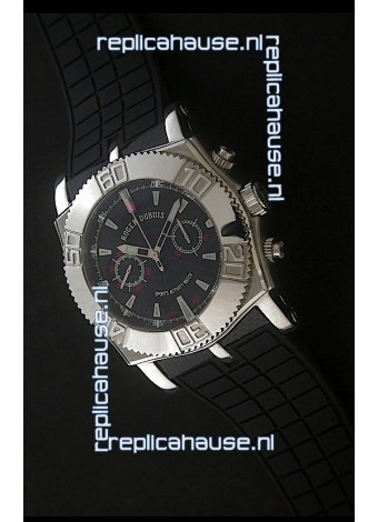 Roger Dubuis Lemania Easy Diver Swiss Watch in Black Dial