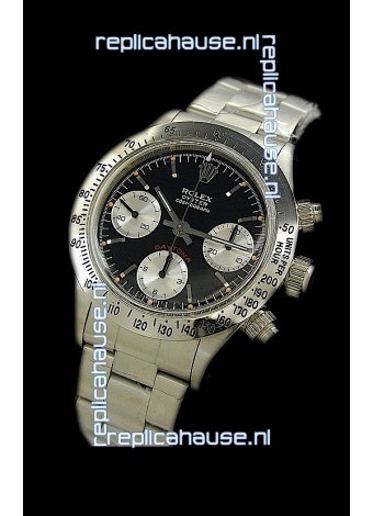 Rolex Oyster Cosmograph Swiss Replica Watch in Black Dial