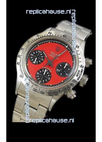 Rolex Oyster Cosmograph Swiss Replica Watch in Red Dial