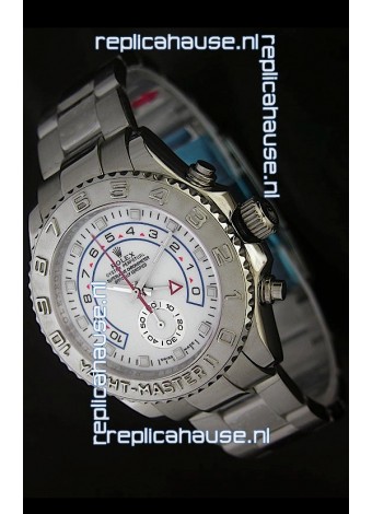 Rolex Yachtmaster II Swiss Replica Watch in White Dial