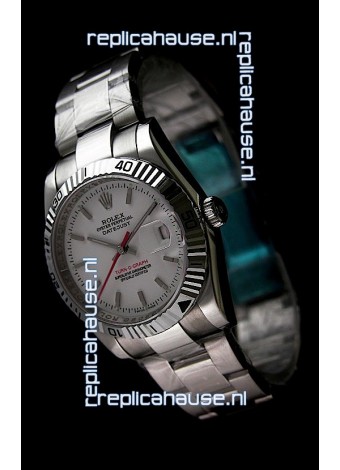 Rolex Datejust Turn O Graph Replica Watch in Black Dial