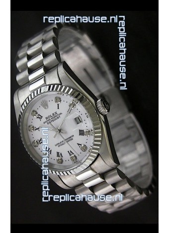 Rolex Datejust Oyster Perpetual Diamonds Swiss Watch
