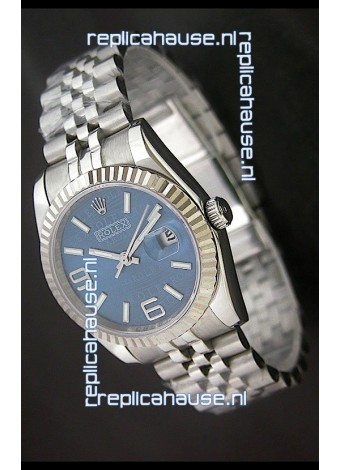 Rolex DateJust Replica Mens Watch in Blue Dial