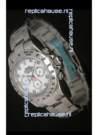Rolex Daytona Japanese Replica Watch in White Dial