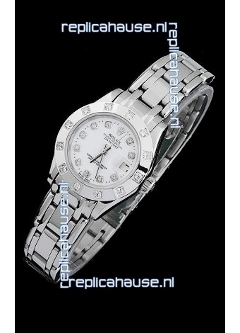Rolex Datejust Ladies Japanese Replica Ladies Watch in Diamond Markers