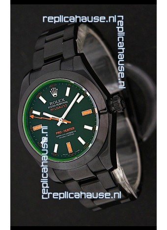 Rolex Pro-Hunter Milgauss Swiss Replica PVD Watch