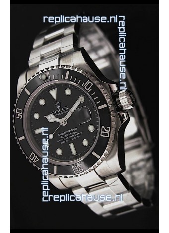 Rolex Submariner Swiss Replica Watch in Black Bezel - Ceramic Bezel Watch