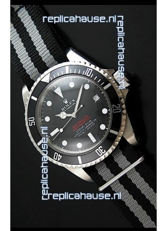 Rolex Oyster Vintage Date Sea-dewller Submariner Japanese Replica Watch in Black Dial