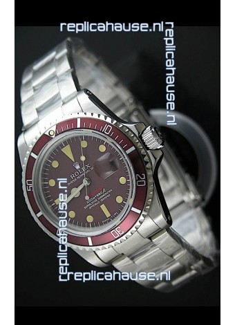 Rolex Vintage Submariner Swiss Replica Watch in Mulberry Dial