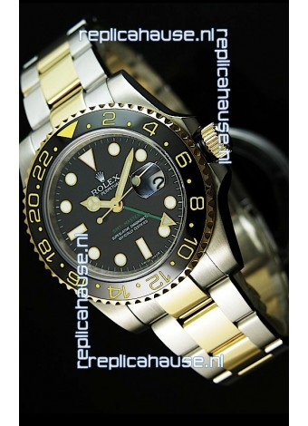 Rolex GMT Masters II Two Tone Swiss Replica Watch - SuperLuminous Hour Markers