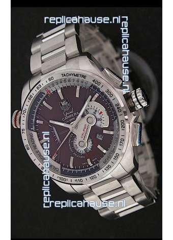 Tag Heuer Grand Carrera Calibre 36  Swiss Chronograph Watch in Brown Dial