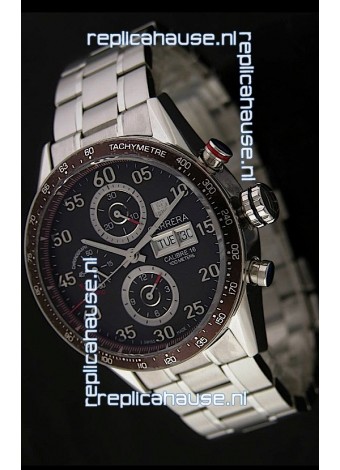 Tag Heuer Carrera Calibre 16 Japanese Watch in Brown Dial