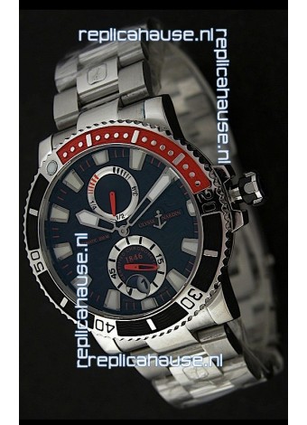 Ulysse Nardin Maxi Marine Diver Swiss Watch in Black Dial