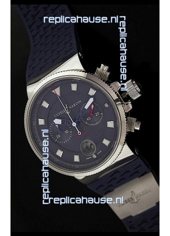 Ulysse Nardin Marine Blue Seal Chronograph Swiss Watch