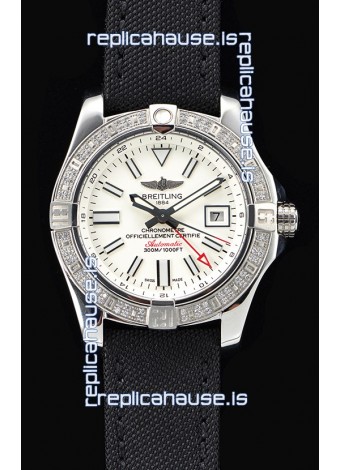 Breitling Avenger II Steel GMT Swiss Watch 1:1 Ultimate Edition - White Dial