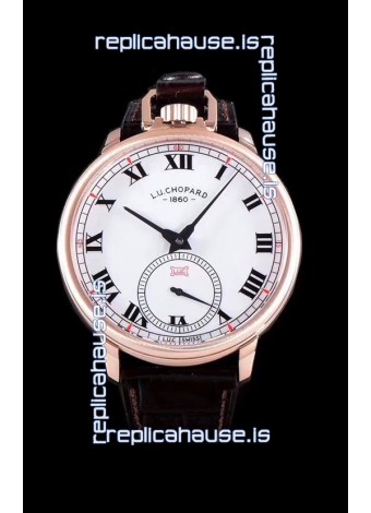 Chopard Louis-Ulysse The Tribute Rose Gold White Dial Swiss Watch