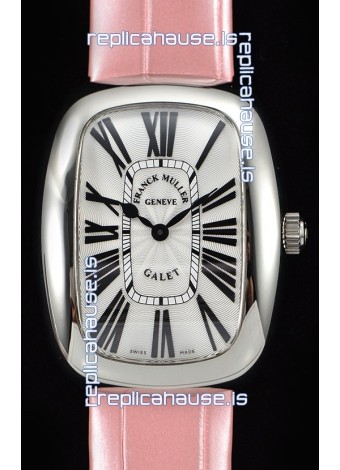 Franck Muller Galet Ladies Swiss Quartz Pink Strap Watch