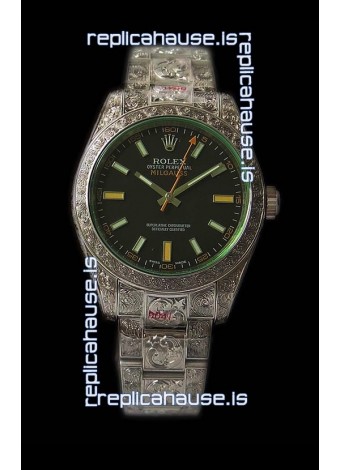 Rolex Milgauss 116400 MadeWorn Swiss Replica Watch