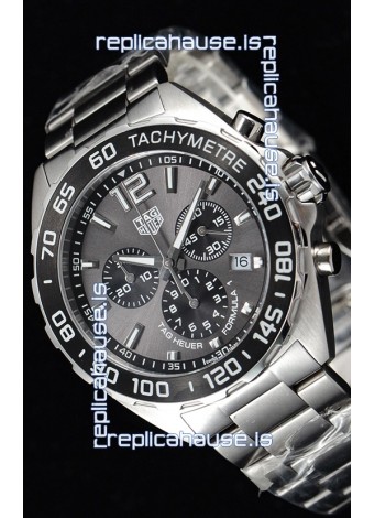 Tag Heuer Formula 1 Chronograph Swiss Quartz Replica Watch Anthracite Dial 