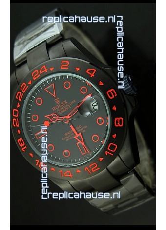 Rolex Explorer II Bamford Stealth and Flame Edition PVD Strap Replica Watch