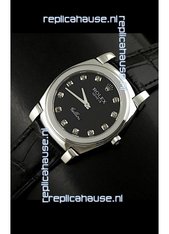 Rolex Cellini Japanese Replica Watch in Diamond Hour Markers
