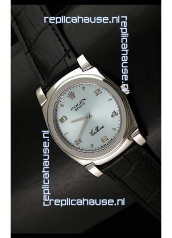 Rolex Cellini Japanese Replica Watch in Silver Dial