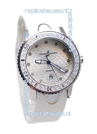 Ulysse Nardin Lady Diver Starry Night Replica Silver Watch