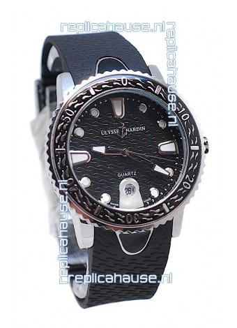Ulysse Nardin Lady Diver Starry Night Replica Watch in Black Dial