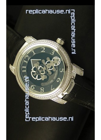 Ulysse Nardin Dual Escapement Japanese Watch in Grey Dial