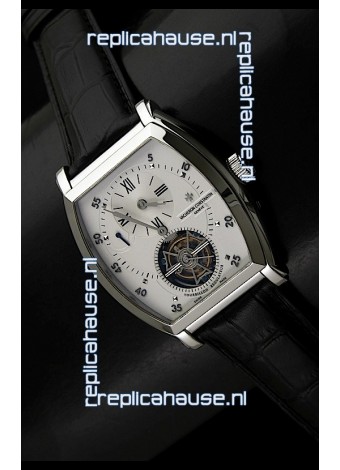 Vacheron Constantin Power Reserve Tourbillon Swiss Watch in Steel
