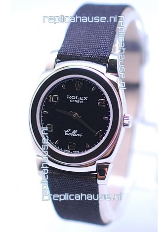 Rolex Cellini Cestello Ladies Swiss Black Watch