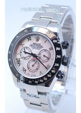 Rolex Project X Daytona Limited Edition Series II Cosmograph MonoBloc Cerachrom Swiss Watch in Pink Pearl Dial