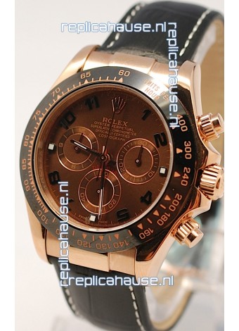 Rolex Daytona Monobloc Cerachrome Everose Swiss Watch - 1:1 Mirror Replica