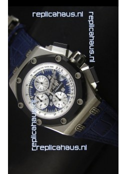 Audemars Piguet Royal Oak Offshore Rubens Barrichello Titanium Blue -  1:1 Mirror Replica