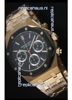 Audemars Piguet Royal Oak Rose Gold in Blue Ceramic Dial - 1:1 Mirror Replica