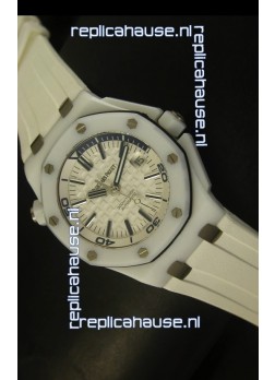 Audemars Piguet Royal Oak Diver White Ceramic - 1:1 Mirror Replica Watch