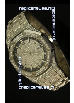 Audemars Piguet Royal Oak Diamonds Swiss Watch 