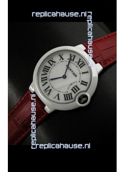 Cartier Ballon de Ladies Replica Watch in White Dial