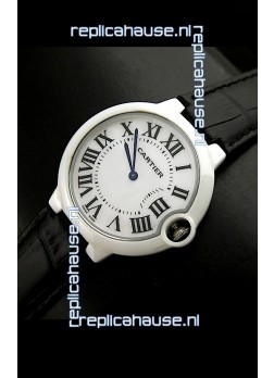 Cartier Ballon de Ladies Replica Watch in White Dial