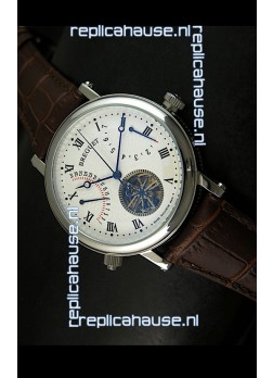 Breguet Retrograde Day/Date Japanese Automatic Watch with Tourbillon