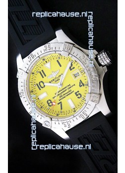 Breitling Seawolf Swiss Watch Yellow Dial - Ultimate Mirror Replica Watch 