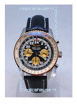 Breitling Navitimer Cosmonaute Swiss Replica Watch in Black Dial