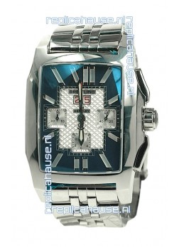 Breitling For Bentley Swiss Flying B Chronograph Steel Watch in Blue Dial