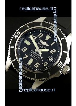 Breitling Superocean Swiss Replica Watch in Black Dial - Ultimate Mirror Replica